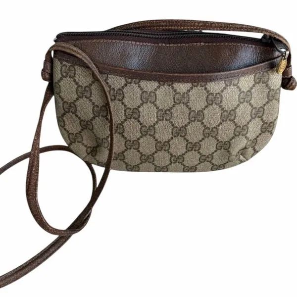 GUCCI 80s GG Supreme Canvas Accessory Pouch Mini Ophidia Bag - Image 6