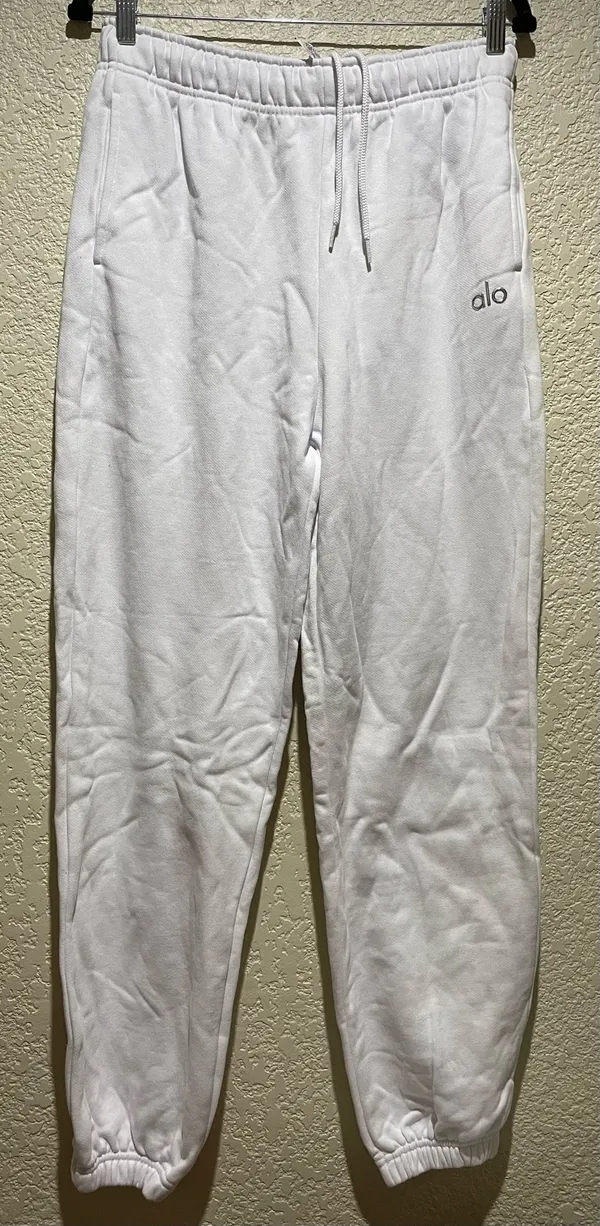 Alo Yoga Accolade Joggers Sweatpant white Size M - Image 2