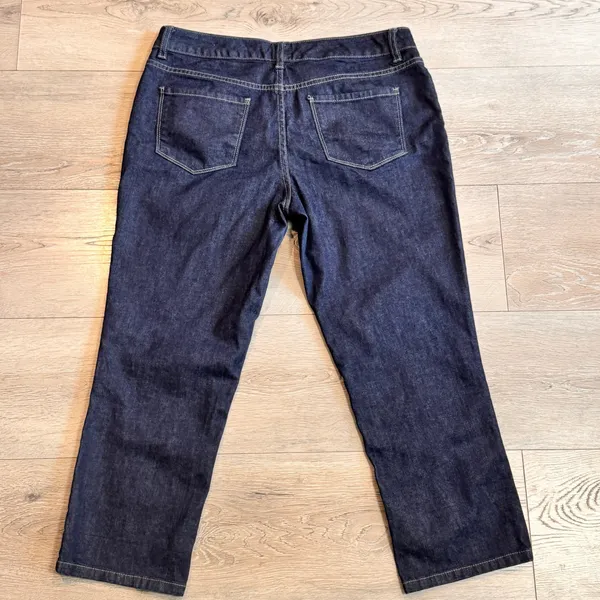 The Limited Denim 312 Womens Dark Wash‎ Crop Jeans Size 10 - Image 2