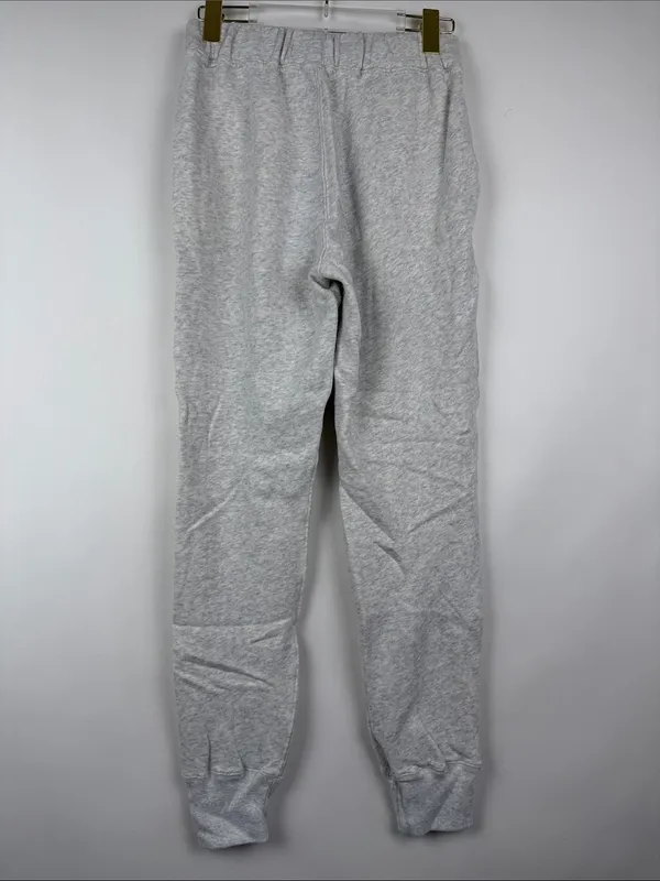 Abercrombie Soft A&F Light Grey Pull On Lounge Jogger Sweatpants Size Small - Image 4