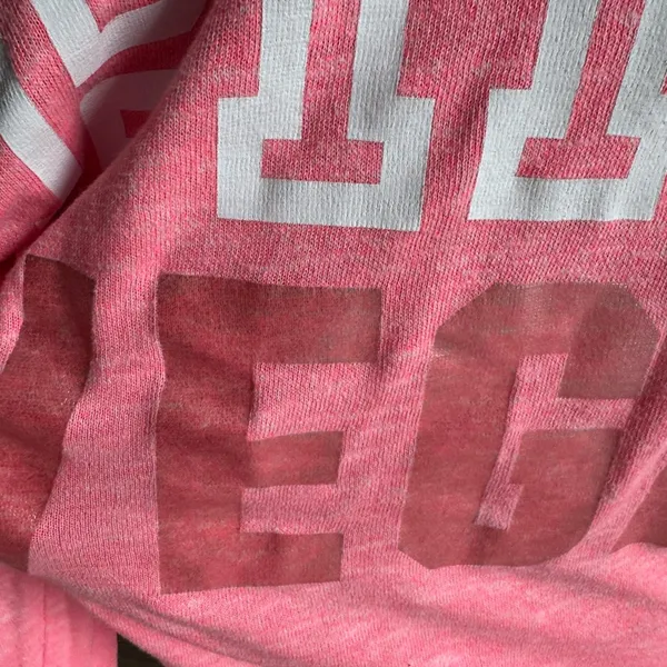 Victoria’s Secret Pink Las Vegas RARE oversized lightweight hoodie small - Image 5
