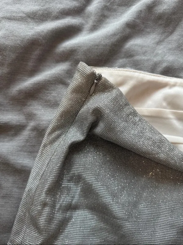 Cider Silver Mini Skirt - Image 6