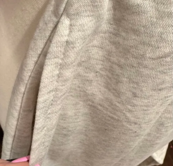 Barrel Leg Lounge Sweatpants with Drawstring and Pockets Gray - Image 7