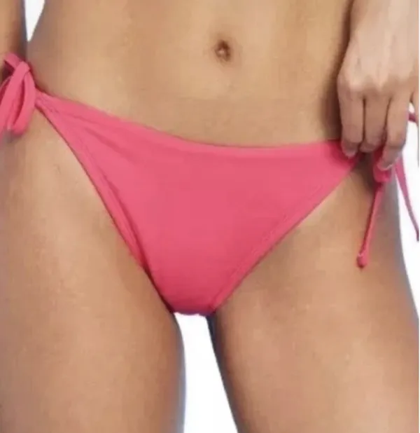 Shade & Shore Pink Triangle Ribbed Bikini - Image 7