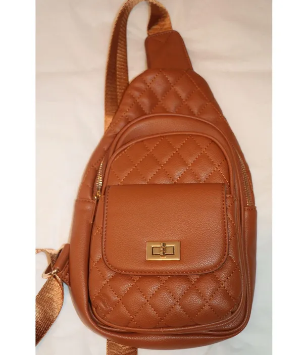 SG SUGU Emma Diamond Quilted Triple Compartment Crossbody Sling Bag - Image 3