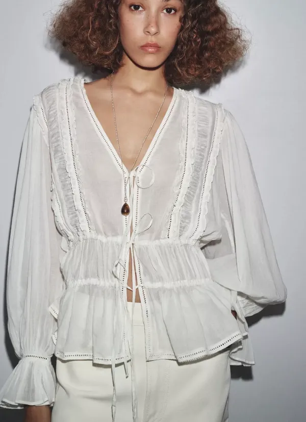 ZARA White Top - Image 4