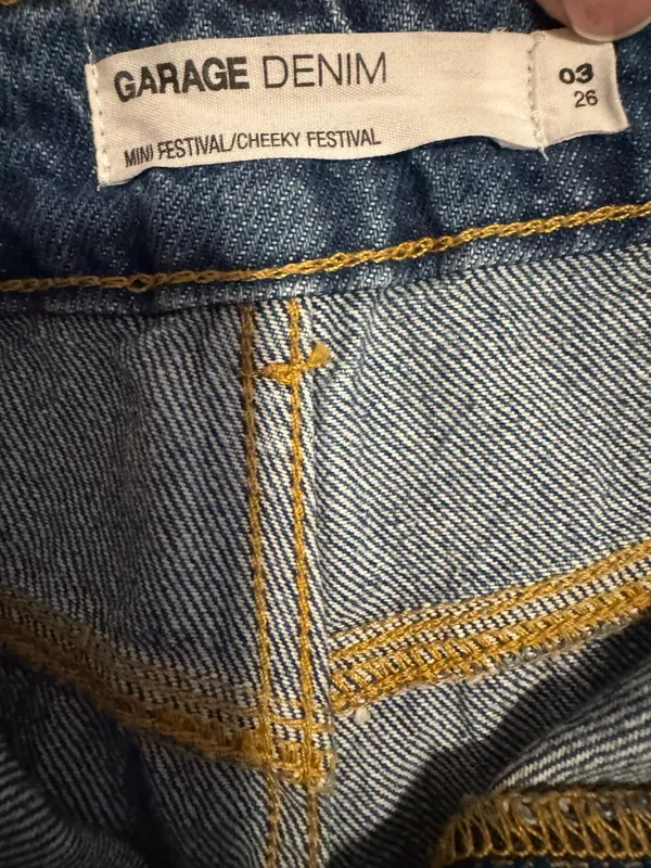 Garage jean shorts - Image 3