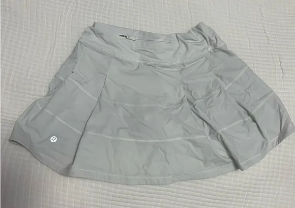 Lululemon Pace Rival Skirt Long White  - Image 2