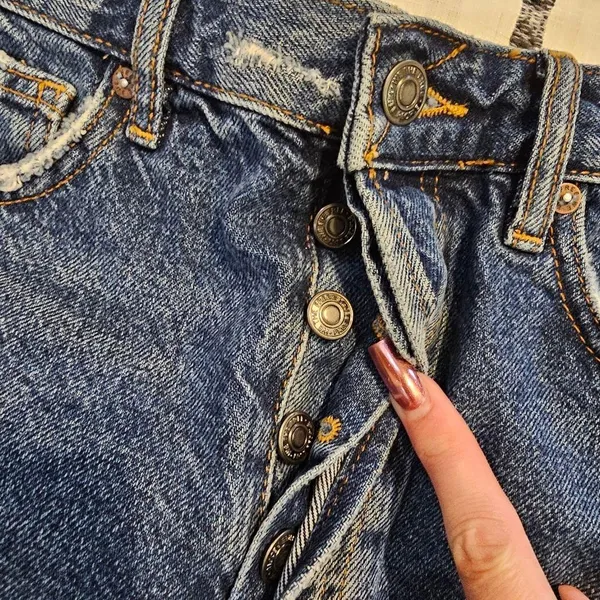 Free People Denim Short - Image 5