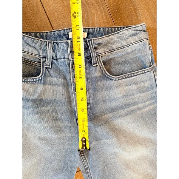 A.L.C. Wide Leg Button Fly Jeans Women's‎ Light Blue Wash Size 2 - Image 6