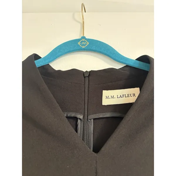 M.M. Lafleur‎ Black Sleeveless Sheath Dress Women's Size 10 Work Office Career - Image 4