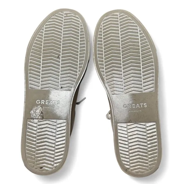 GREATS Royale Leather Sneakers White Made in Italy Women’s 8 Lace Up Casual - Image 4