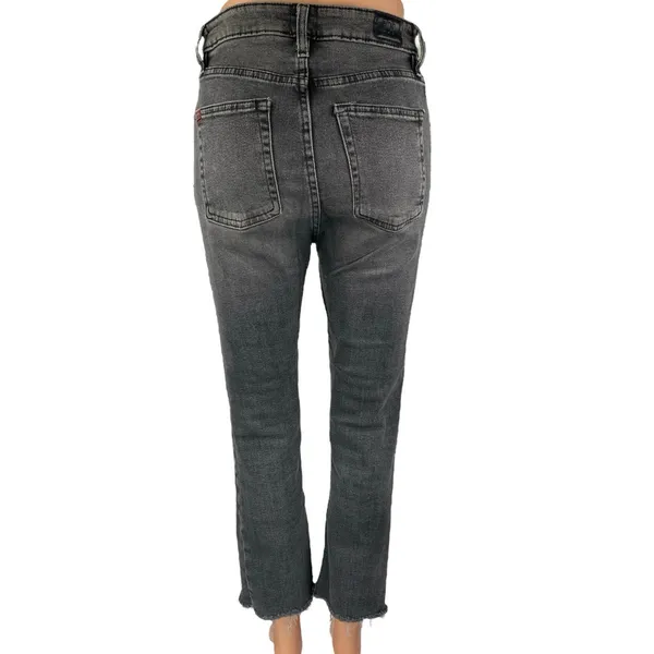 Urban Outfitters BDG Kick Flare Black High Rise Cropped Bootcut Denim Jeans 27 - Image 3