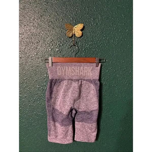 Gymshark Blue Seamless Biker Shorts Size Small High Rise - Image 2