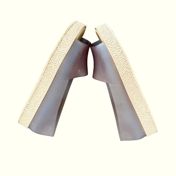 Melissa Mar Sandal Women Beige Translucent‎ Jelly Platform Sandals Size 8 - Image 3