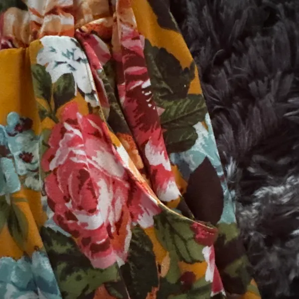 Floral jumpsuit Yellow Size M - Image 2