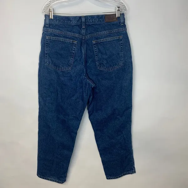 LL Bean Fleece Lined Jeans Sz 14P Double L - Image 6