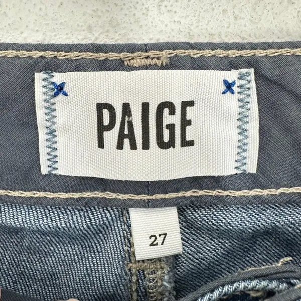 Paige Jimmy Jimmy Skinny Jeans Women's Size 27 Dark Wash Denim‎ Jeans Casual - Image 4