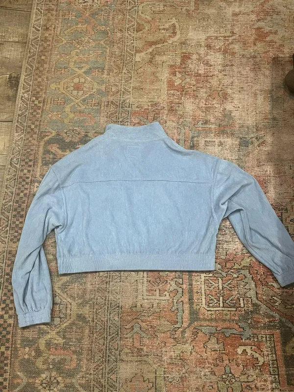 Aerie Groove On Velour Zip Up Jacket - Image 3
