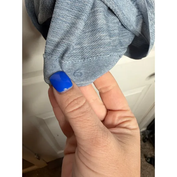 LULULEMON Woman's Swiftly Tech Tank Top Heathered Blue Size 6 - Image 4