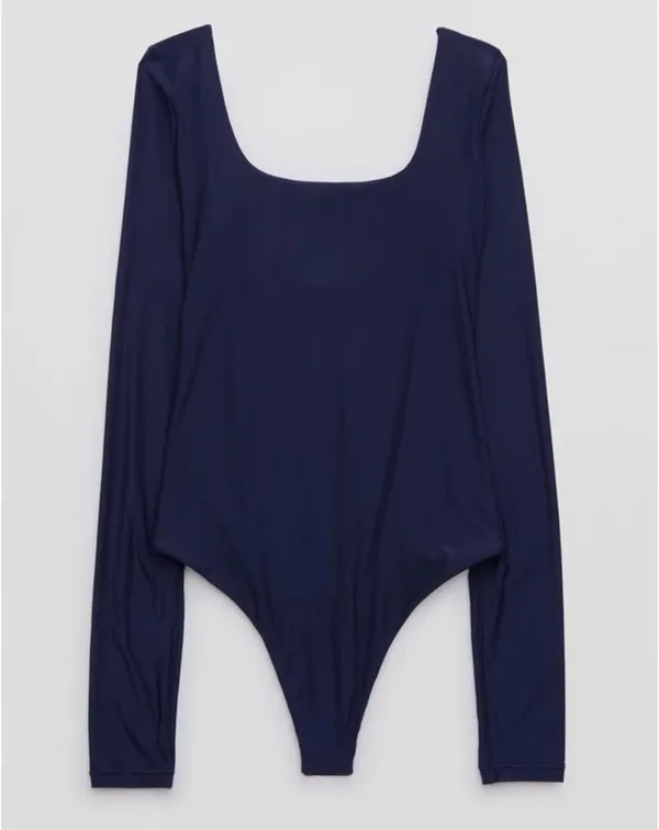 Aerie Smoothez Longsleeve Scoop Neck Bodysuit NWT - Image 5