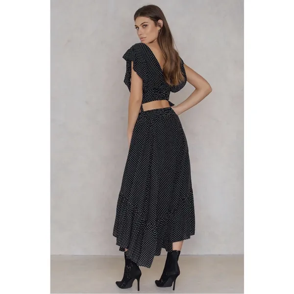 Free People Pretty Daze Black Polka Dot Two-Piece Set Women's XS - Image 4