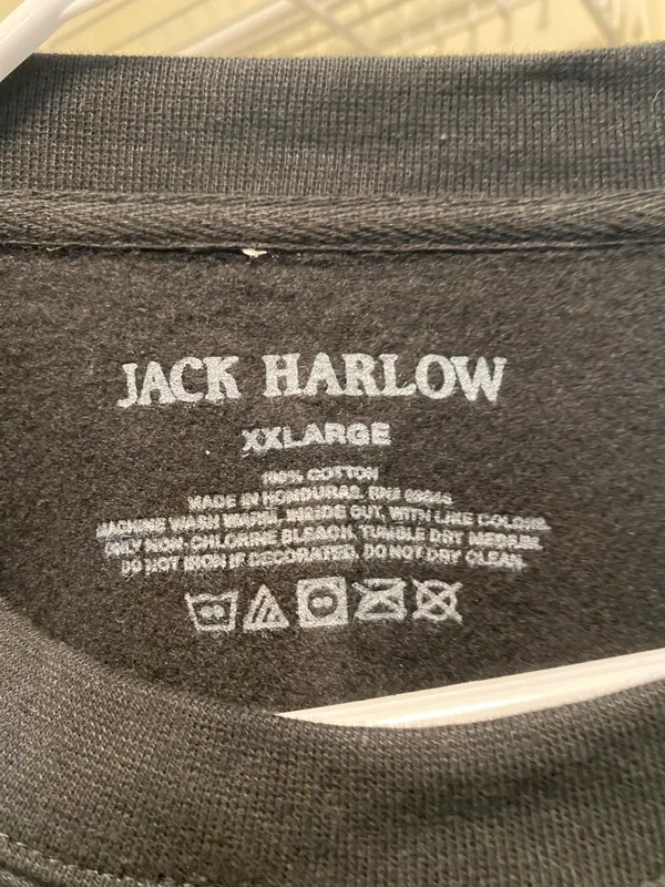 Jack Harlow Crewneck Black Size XXL - Image 3