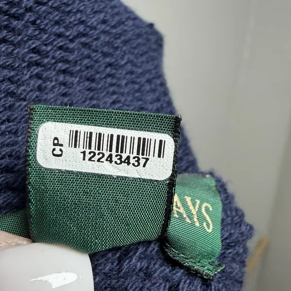 J.Crew Women's Oarsman Navy Roll Neck Sweater XXS Preppy Fisherman Knit‎ Cozy - Image 9