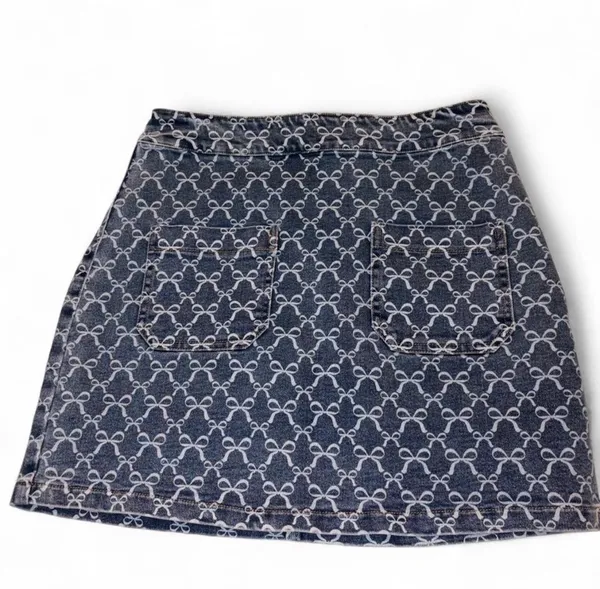Denim Miniskirt Blue - Image 2