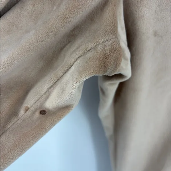 Skims women’s velour high rise jogger pant tan honey comfort loungewear size XS - Image 4