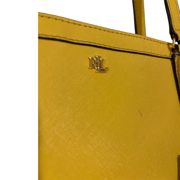 Yellow Ralph Lauren tote bag purse - Image 6
