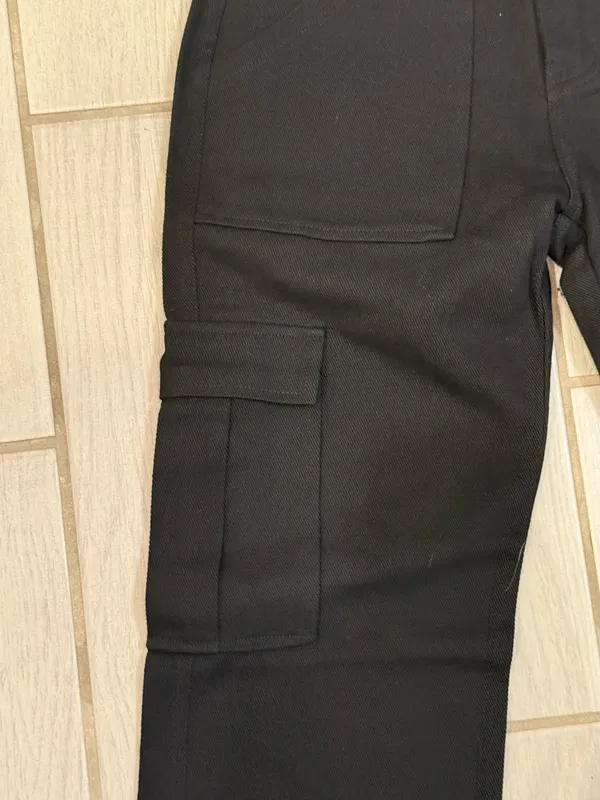 White Fox Boutique Black Cargo Jeans - Image 5