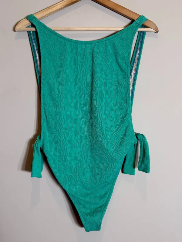 Free People free-est Pamela One Piece Swimsuit Women's Medium Mermaid Green NWT - Image 7