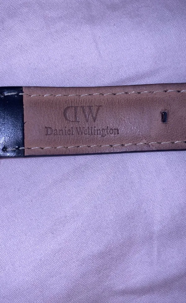 Daniel Wellington Black Leather Watch - Image 4