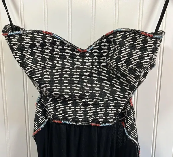 Dolce Vita beaded backless maxi dress Black - Image 7