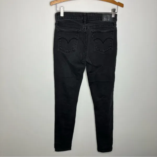 Levi’s black 711 skinny jeans women’s size 27 casual minimalist‎ trendy - Image 6