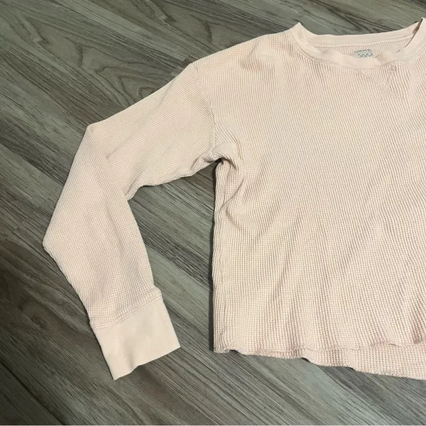 Vans Light Pink Long Sleeve Tee; Medium Women’s - Image 3