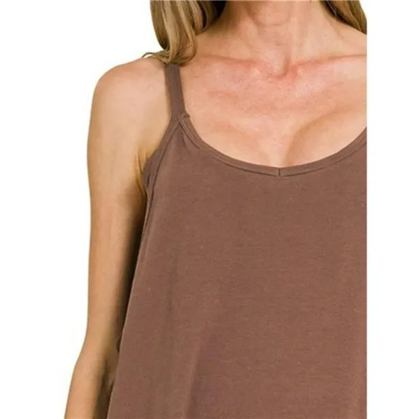 Zenana Cami Mini Dress with Built-in Romper Liner‎ - Image 3