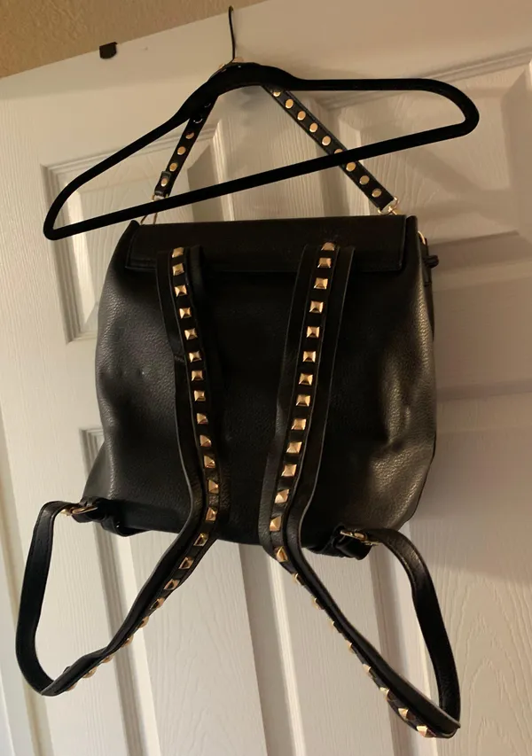 Francesca's Gold Studded Backpack - Image 2