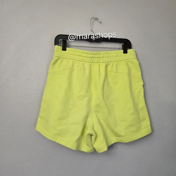 Lululemon Loungeful High Rise Short 4" Electric Lemon - Image 7