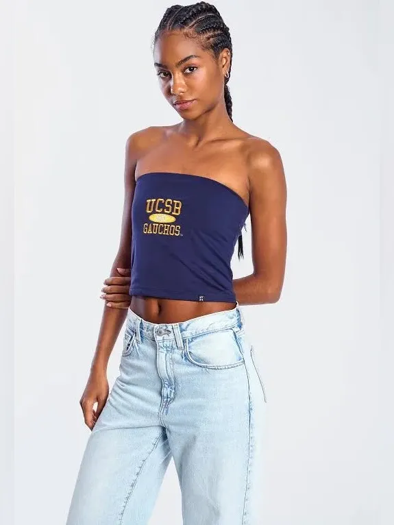Hype & Vice UCSB Tube Top - Navy - XS - Image 2