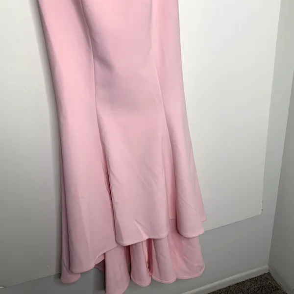 Revolve Likely Sunset Off-the-shoulder Petal Pink Dress Gown Maxi Womens New 6 - Image 4