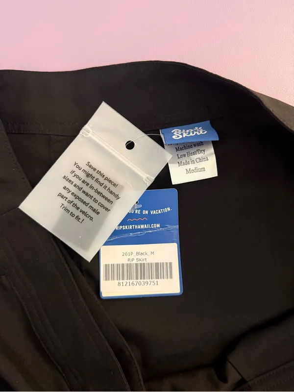 Ripskirt length 2 Black Size M - Image 4