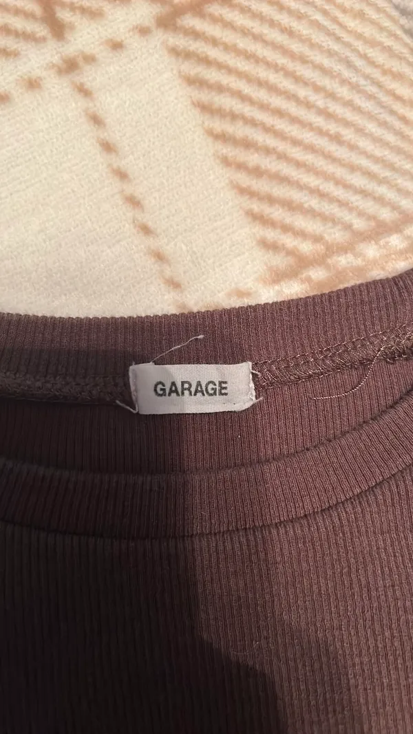 Garage Long Sleeve Crop Top - Image 2