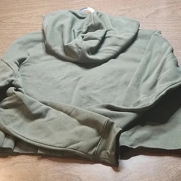 Wild Fable Cropped Hoodie,‎ Olive Green, Womens Size Large, NEW - Image 6
