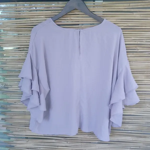 Charlotte Russe XL Lilac Bell Sleeve Top Plus - Image 2