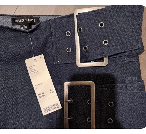 Urban Outfitters Jean Skirt Mini - Image 4
