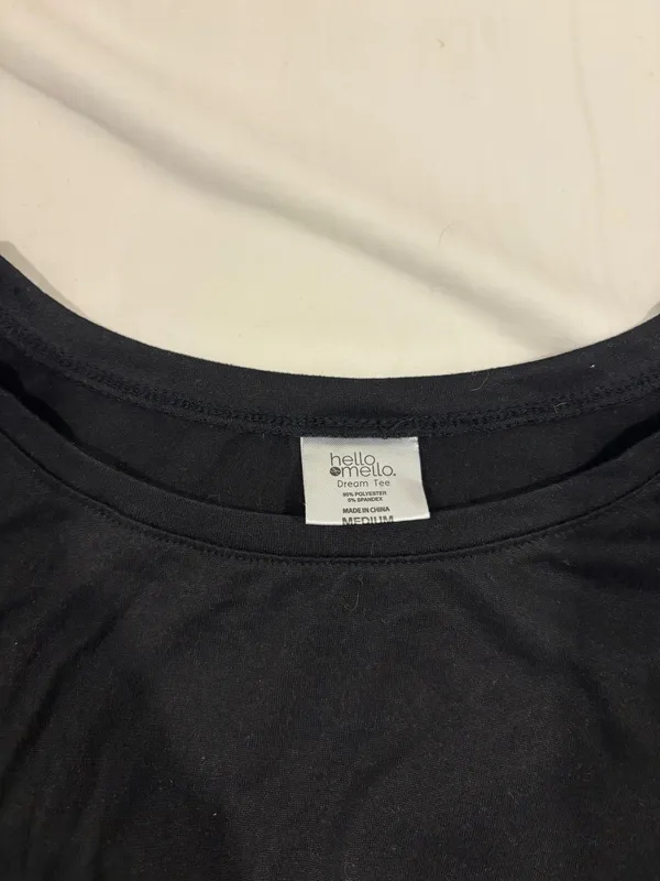 Sleep Shirt Black Size M - Image 2