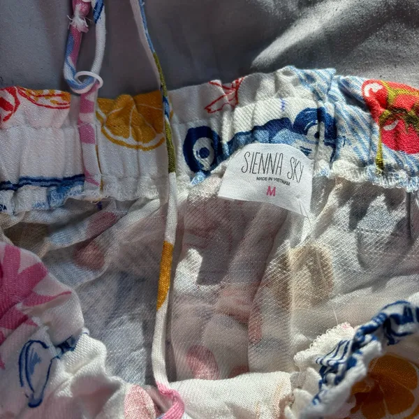 Anthropologie Summer Sticker Print Top - Image 3