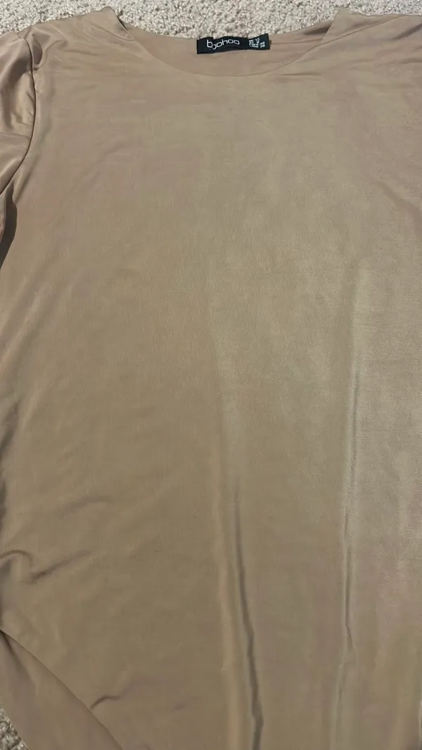 Boohoo Tan Colored Body Suit - Image 6